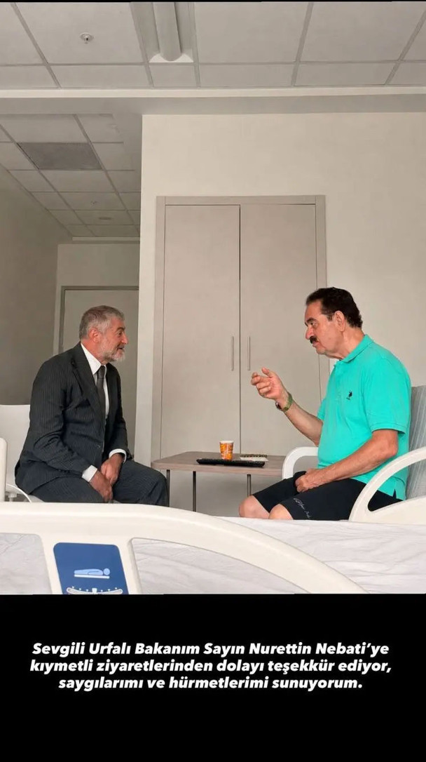 Nureddin Nebati, İbrahim Tatlıses'i ziyaret etti - Resim: 0