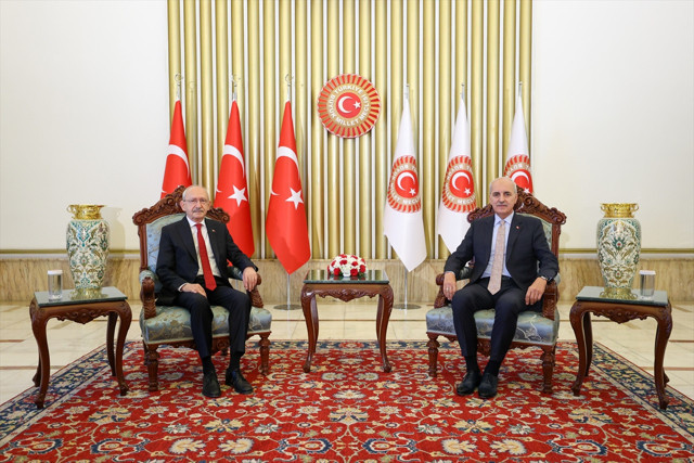 TBMM Başkanı Kurtulmuş, Kılıçdaroğlu ile görüştü - Resim: 0